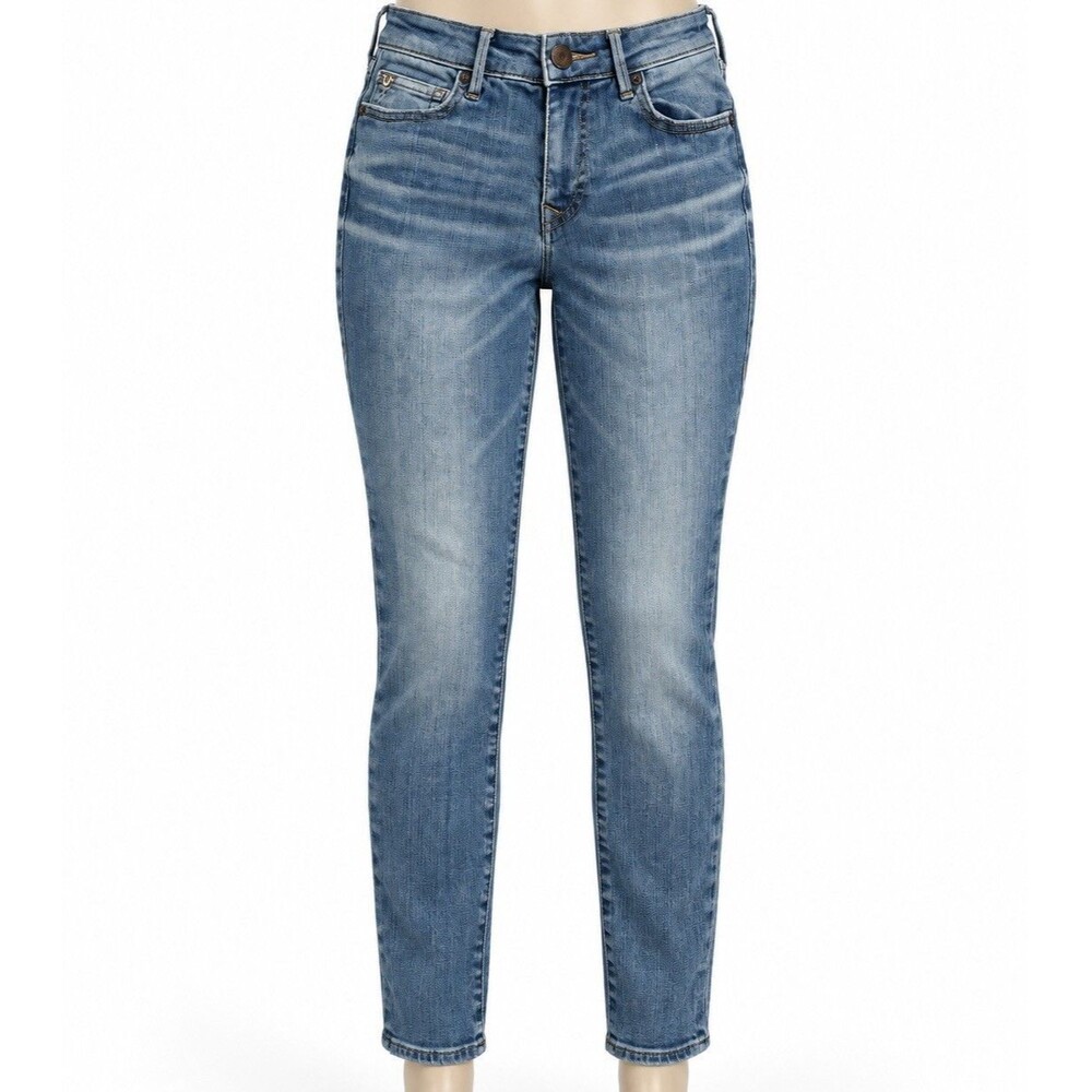 True Religion Jennie Curvy Skinny Jeans Women’s 25 Medium Wash Stretch Denim